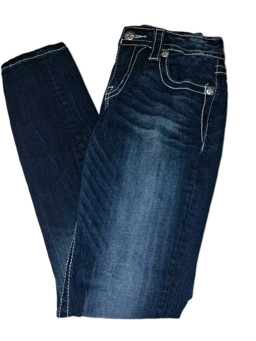 Miss Me Women's Size 26 Blue Skinny Jeans 26x30